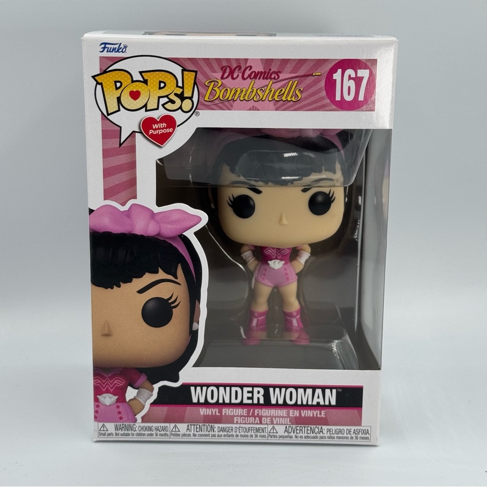 Funko Pop DC Comics Bombshell Wonder Woman Pops With A Purpose #167 BCRF New